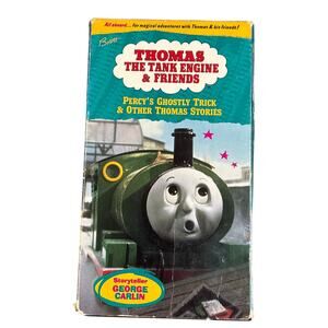 Thomas the Tank Engine & Friends VHS Percy’s Ghostly Trick George Carlin Train